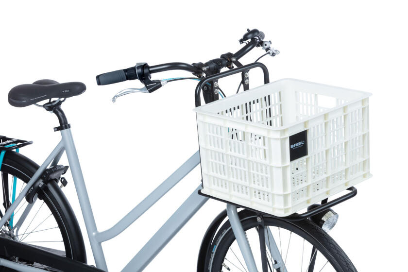 Caisse de vélo Basilic M - 29,5 litres - Boîte de transport robuste blanche 5/7