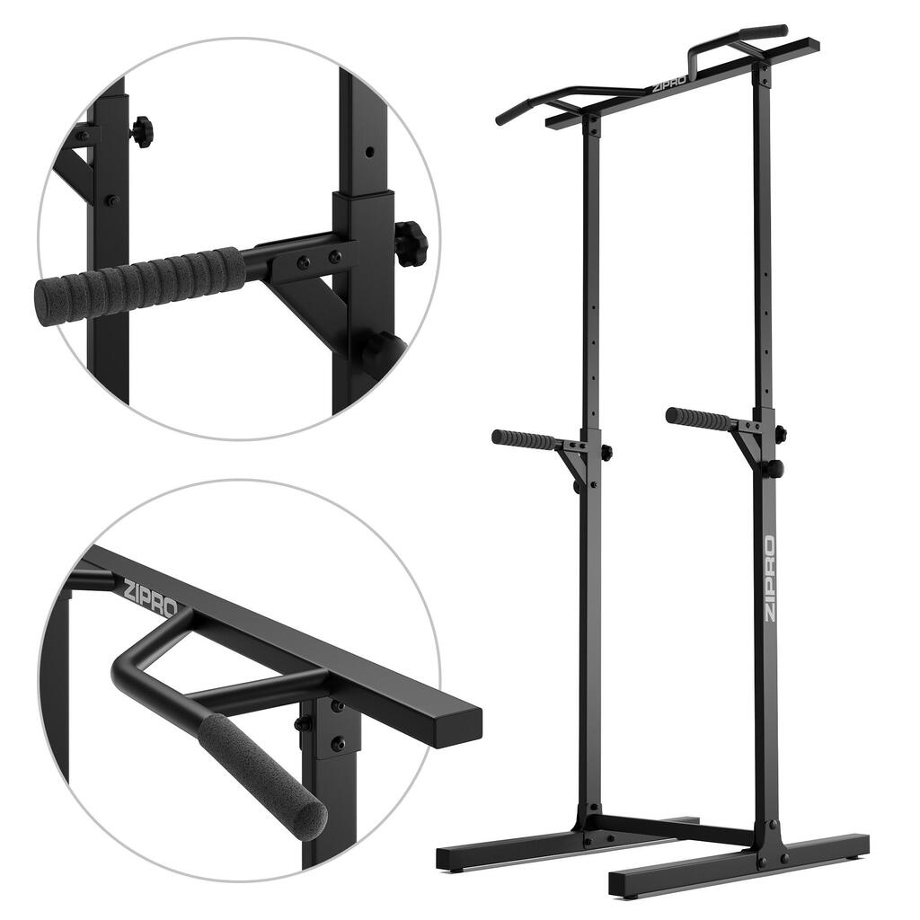 ZIPRO Multifunctional Dip & Pull-Up Station Adjustable 64x95.5x209cm