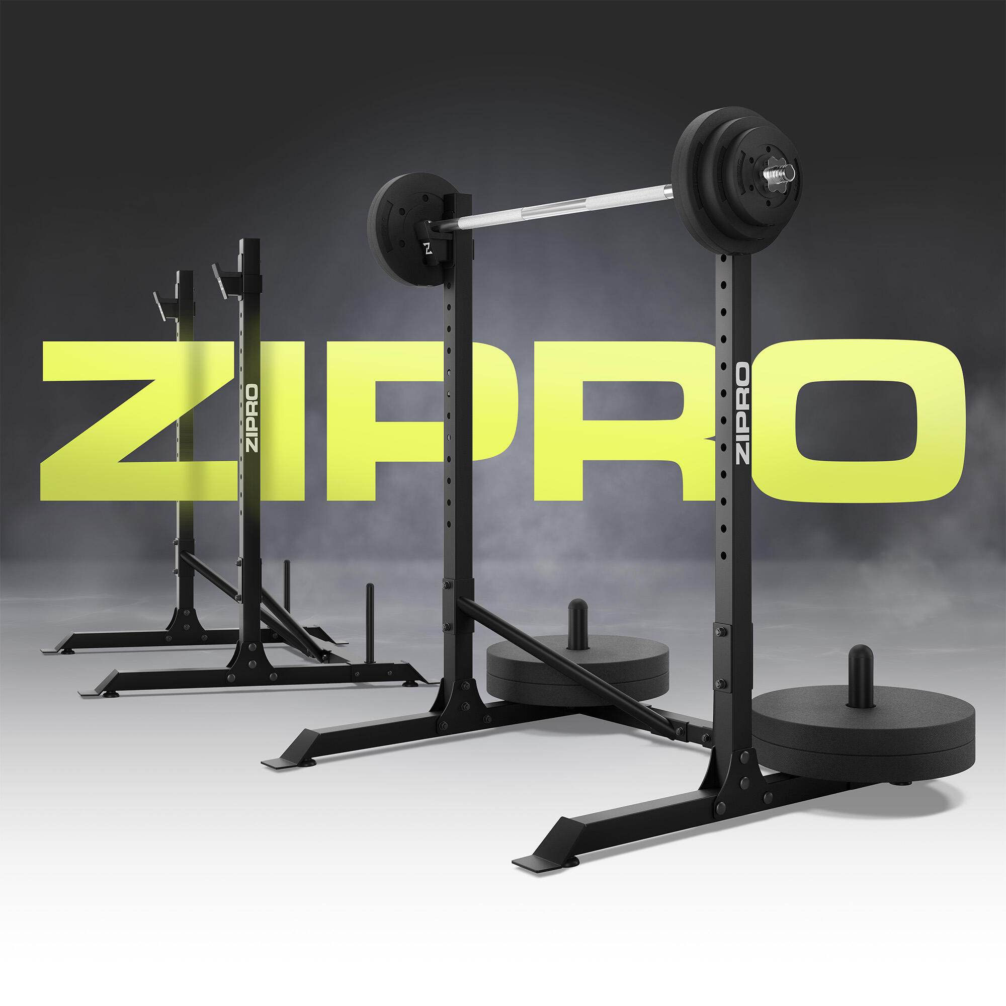 Rack de musculation Zipro avec rack pour poids 250kg 3/8