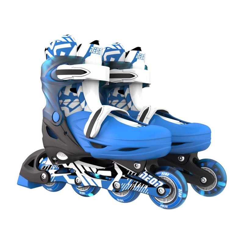 PATINS EVOLUCIONÁRIOS COMBO NEON GOTEKI AZUL T.30-33 YVOLUTION 3/3