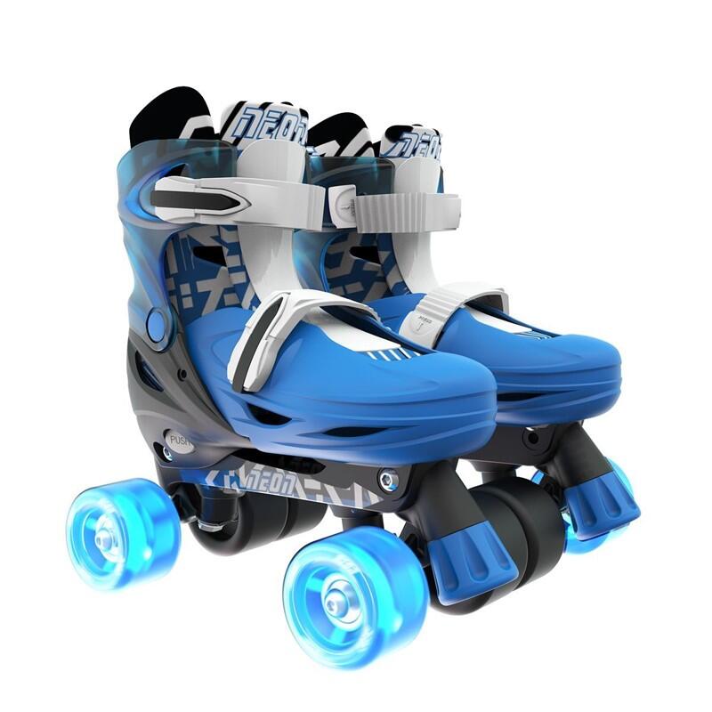PATINS EVOLUCIONÁRIOS COMBO NEON GOTEKI AZUL T.30-33 YVOLUTION 2/3