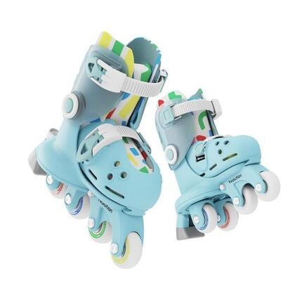 PATINES AJUSTABLE Y EVOLUTIVOS VERDE PARA NIÑOS T.30-34YVOLUTION