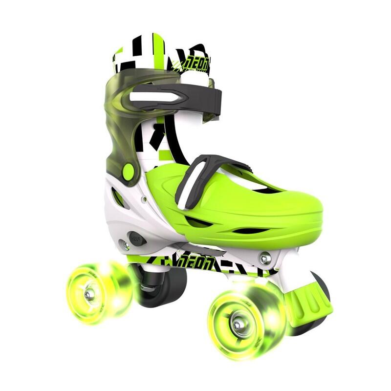 PATINES EVOLUTIVOS COMBO NEON T.34-37 YVOLUTION GOTEKI VERDE 2/3