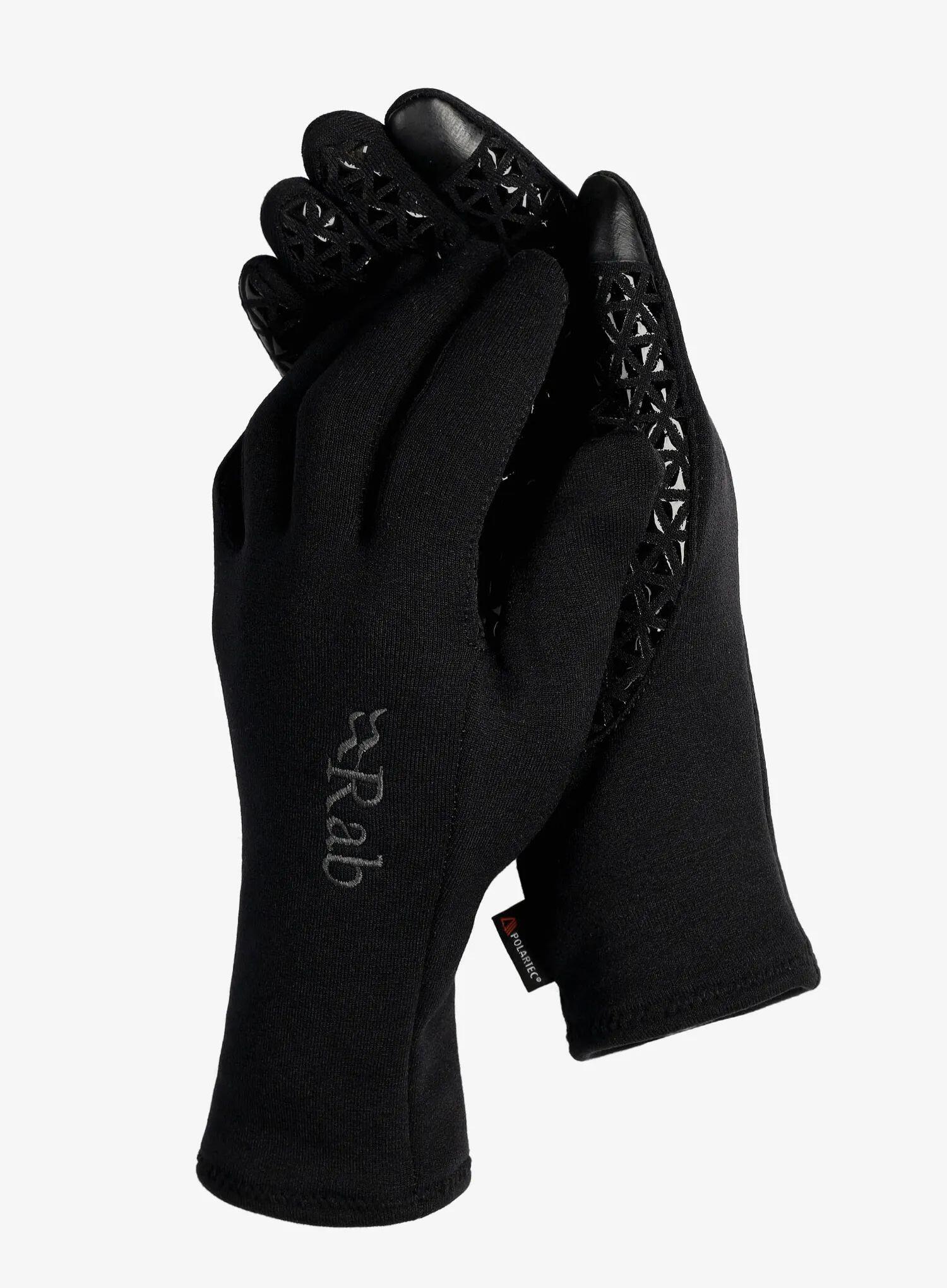 Guantes de trekking para hombre Rab Power Stretch Contact Grip 1/7