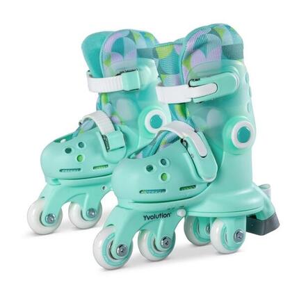 PATINES AJUSTABLE Y EVOLUTIVOS VERDE PARA NIÑOS T.30-34YVOLUTION