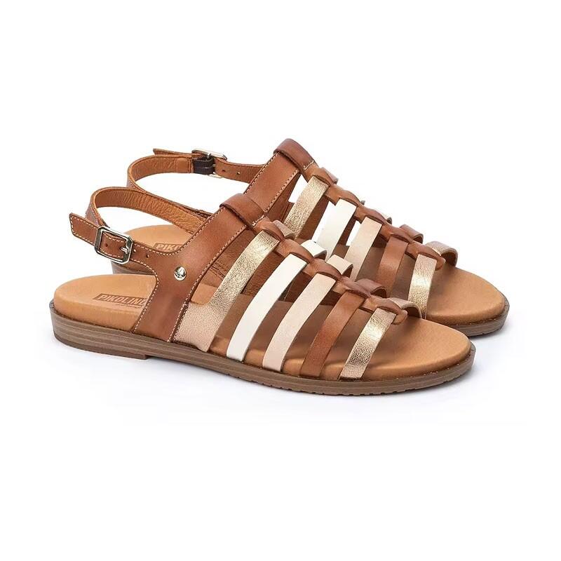 Sandales Plates Femme Pikolinos W8q-0799 Marron 2/4