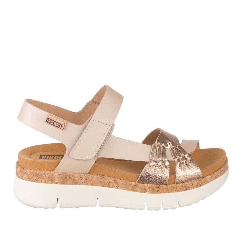 Sandalias Planas Mujer Pikolinos W4n-0968 Metalizado 5/5