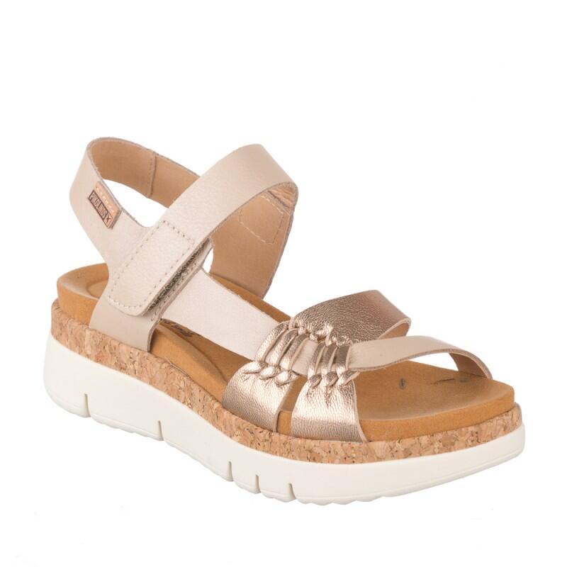 Sandalias Planas Mujer Pikolinos W4n-0968 Metalizado 2/5