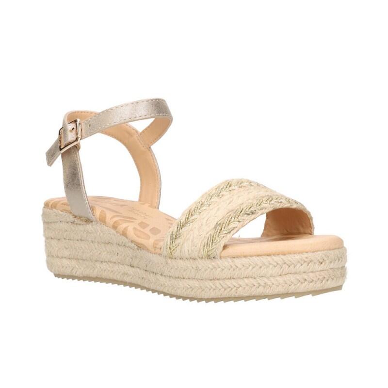 Sandalias Planas Mujer Mustang  Beige 2/5