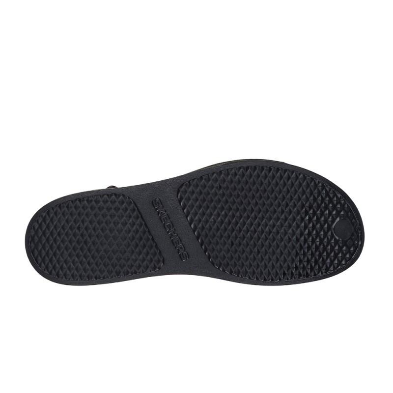 Sandales Plates Femme Skechers  Noir 4/5