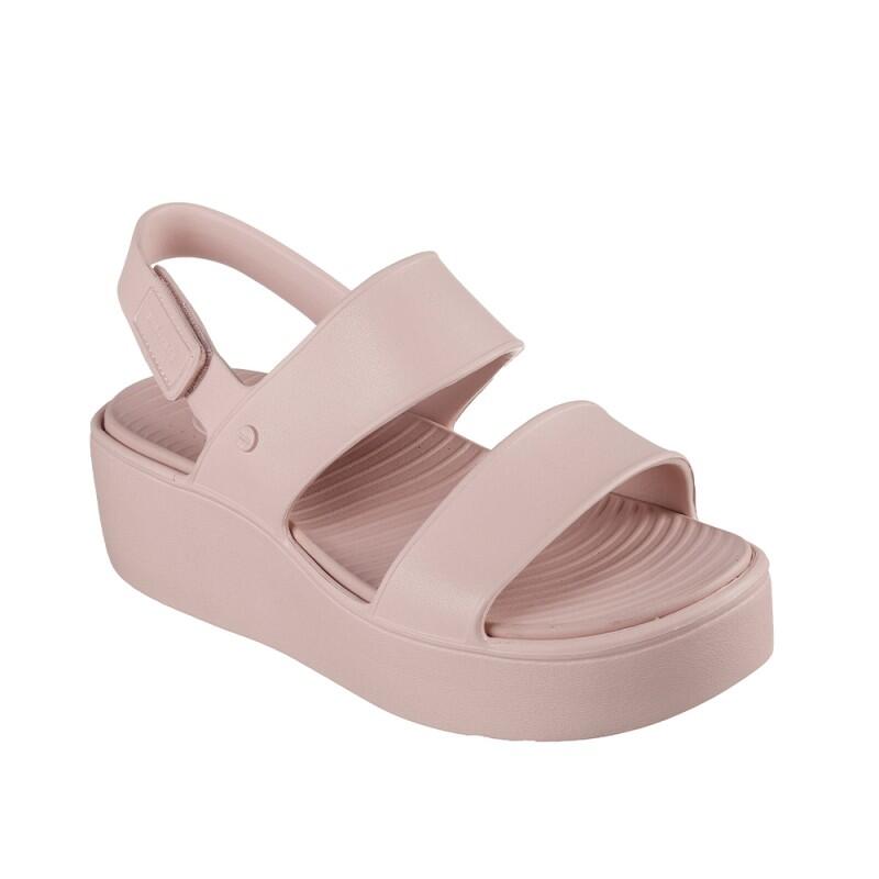 SandÁlias Rasas Mulher Skechers  Cinzento 2/5
