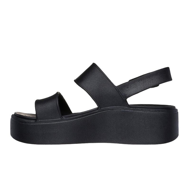 Sandales Plates Femme Skechers  Noir 3/5