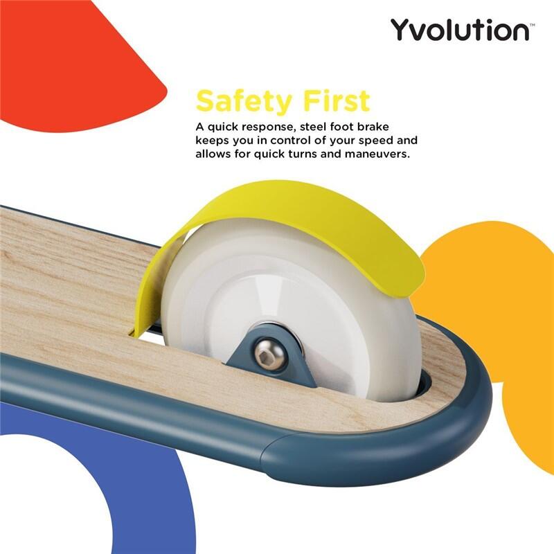 Scooter YVOLUTION Classic Blue de 3 rodas para criança 3/5