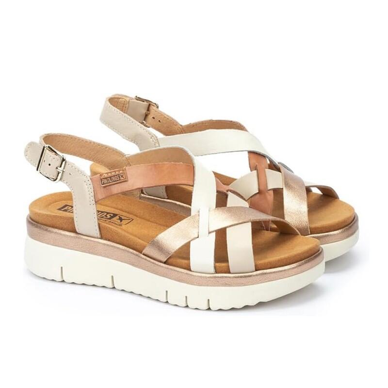 Pikolinos - Sandalias Planas Mujer Pikolinos W4n-0650 Beige - Sandales - Beige - Decathlon