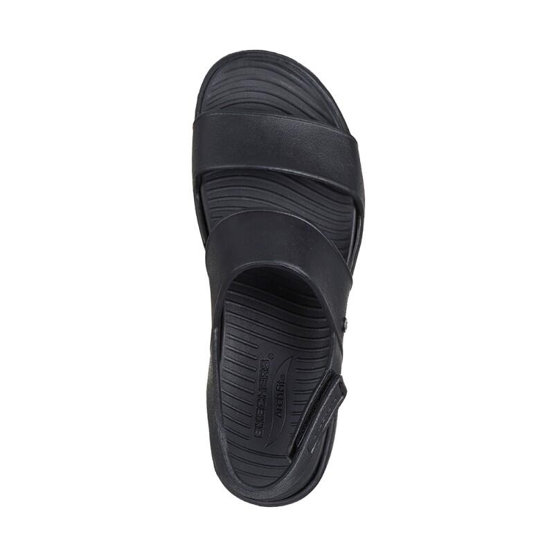 Sandales Plates Femme Skechers  Noir 5/5