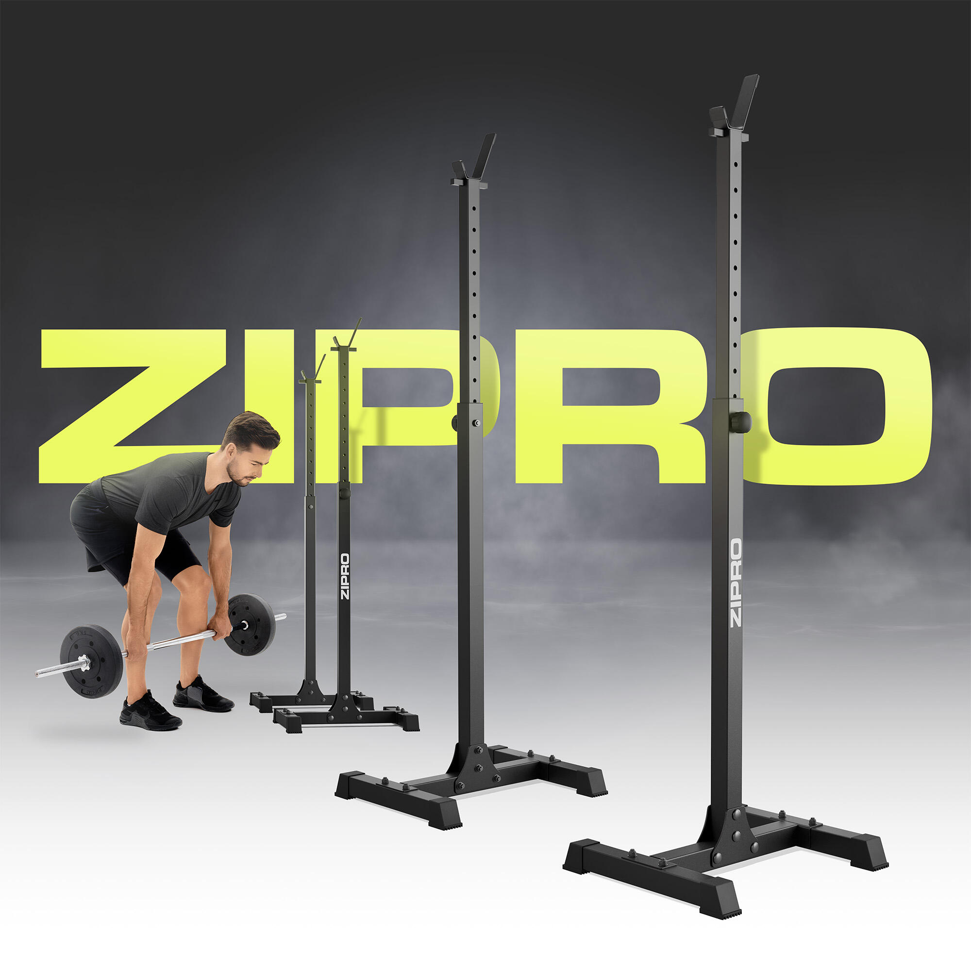 Rack de musculation rétractable Zipro 120 kg 3/8