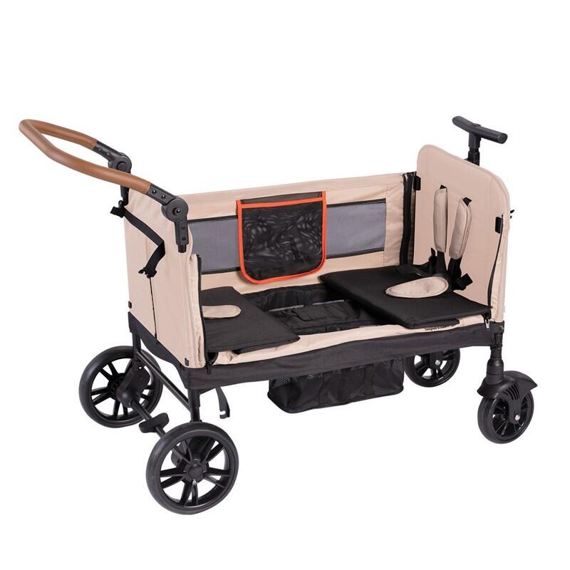 CARRO PLEGABLE PARA TRANSPORTE CUBIERTA DESMONTABLE VERDE YVOLUTION WAGON 2/6