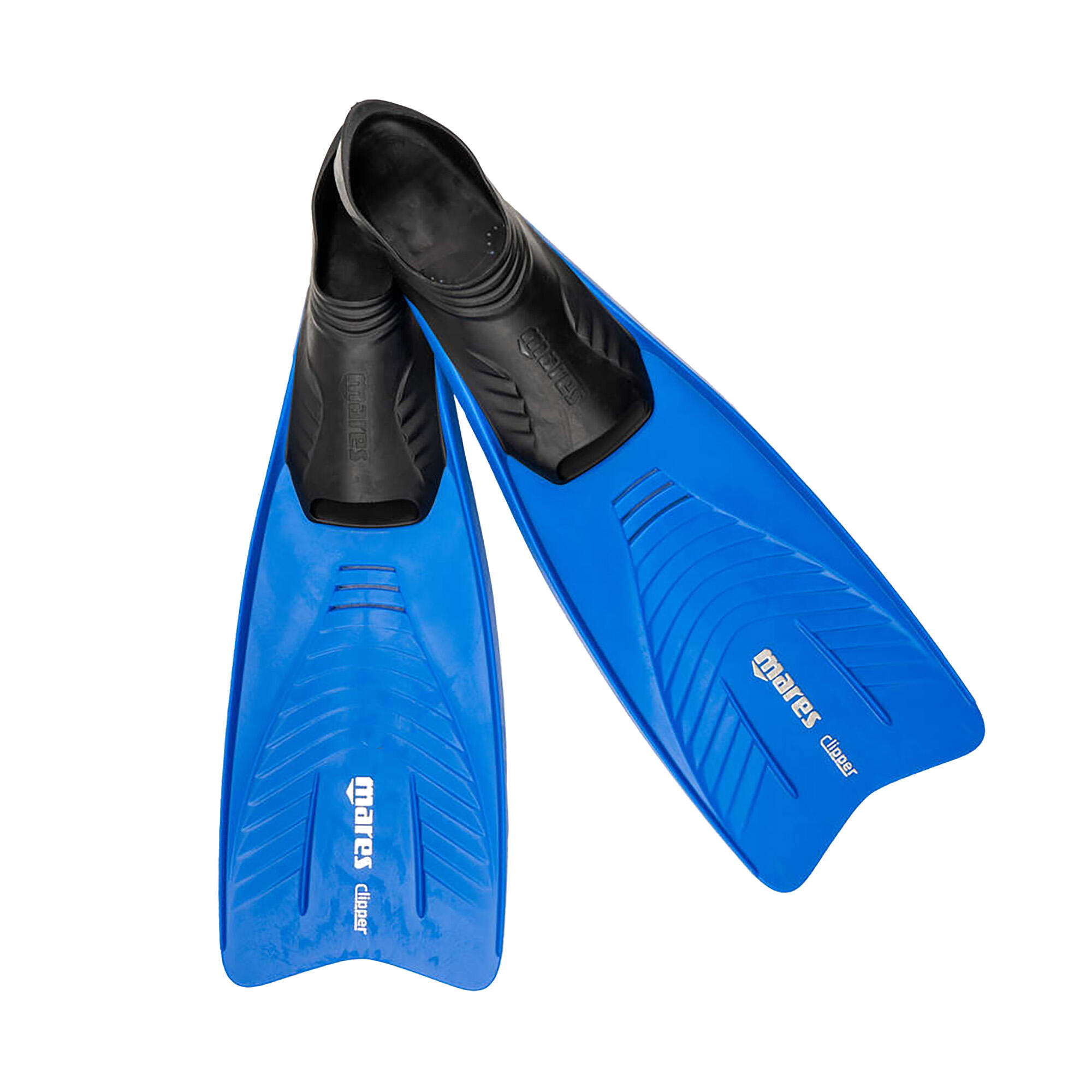 Pinne da snorkeling per adulti CLIPPER, blu 4/4