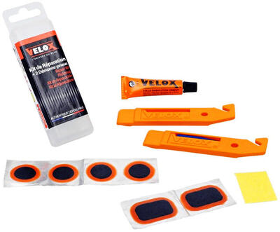 Velox Reifenreparaturset Mini – 6 Flicken und 2 Reifenheber