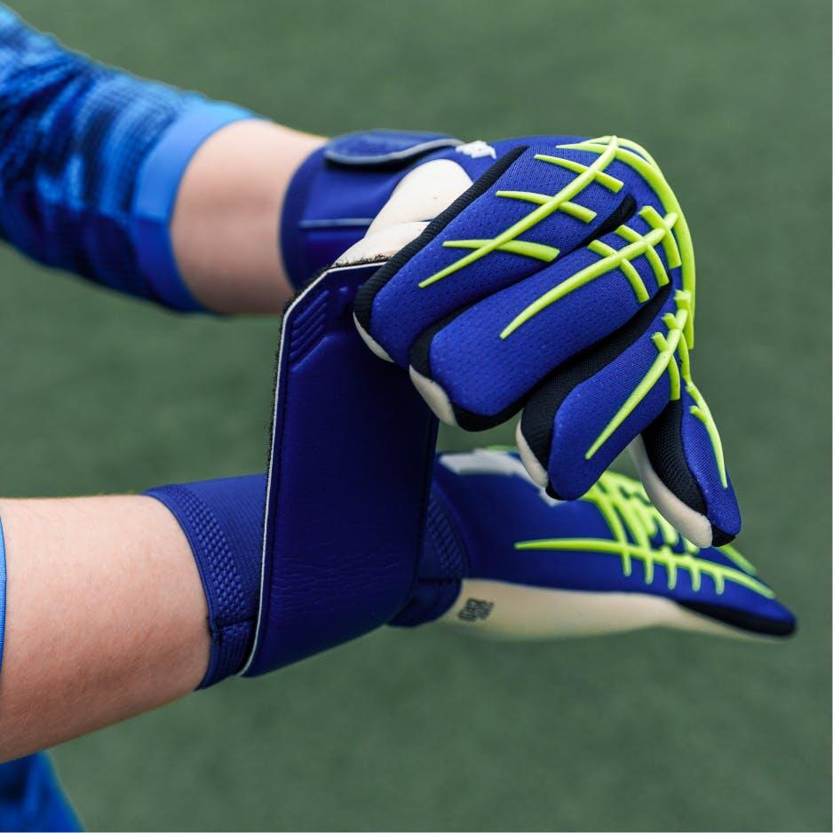 Guantes de portero de fútbol Blue BEAST 3.0 para adulto 6/7