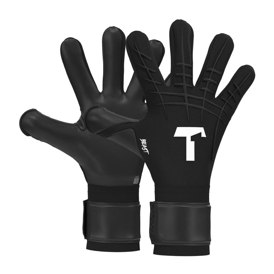T1tan - Gants De Gardien De But Football Adulte Shadow Beast 3.0 Avec Barrettes - Gants De Gardien - Noir -  8 À 10 Ans - Decathlon