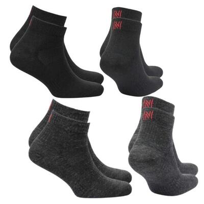 4 paar - 60% merino wol wandelsokken - platte teennaad outdoorsokken sheldon qtr