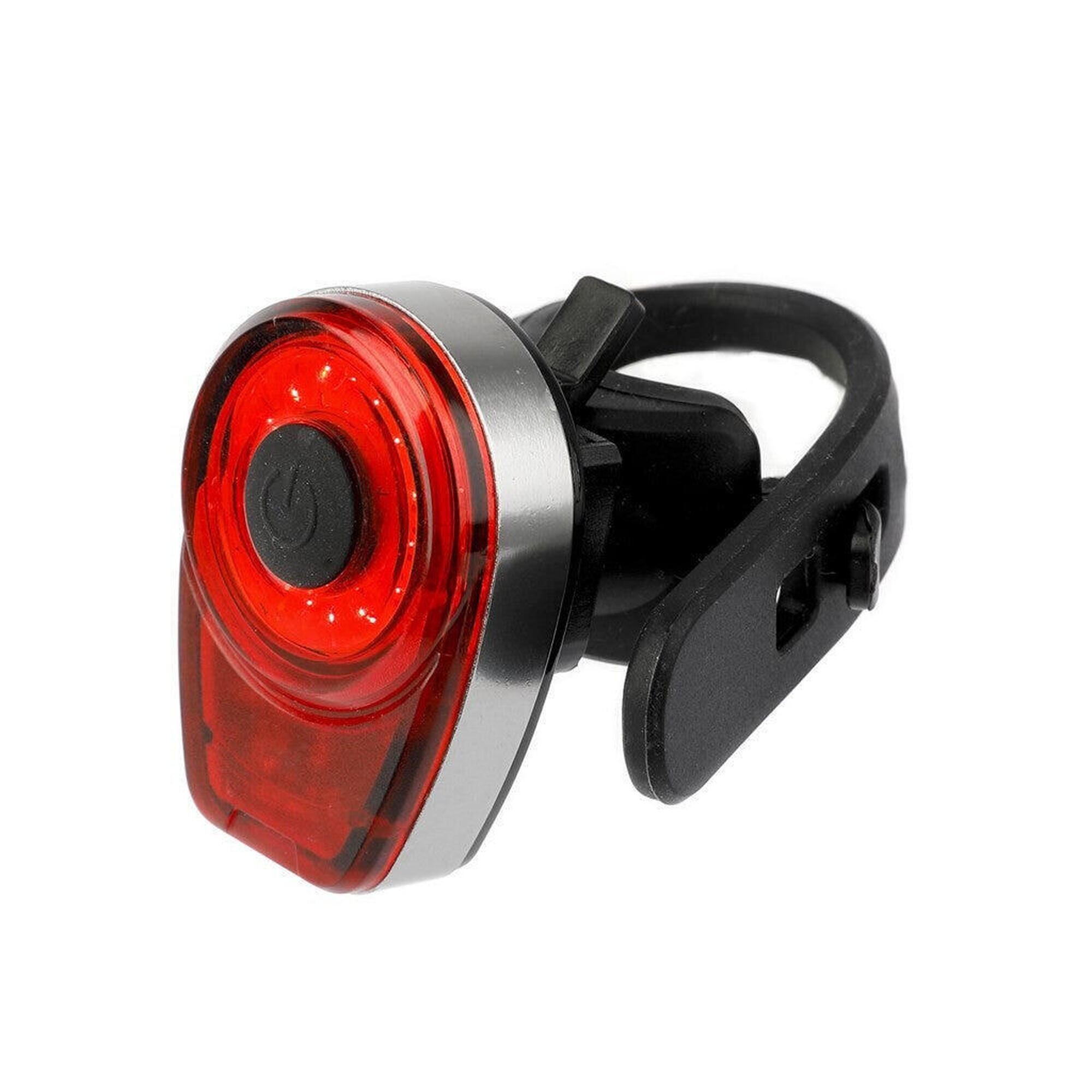 Ikzi Light - Ikzilight Arrière Arrière Round 16 M Rague Led Cob Rechargeable Usb - Éclairage Vélo - Noir - Taille Unique - Decathlon
