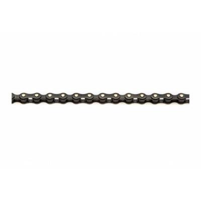 Jet zwarte ketting 1/2 x 1/8 inch - zwart
