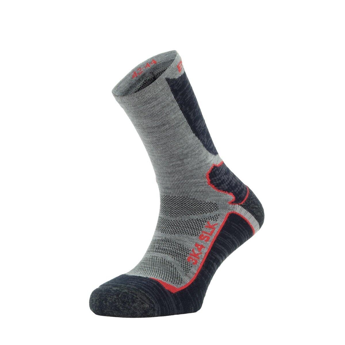 ENFORMA Calza tecnica trekking in lana e seta con naturale effetto termoregolatore