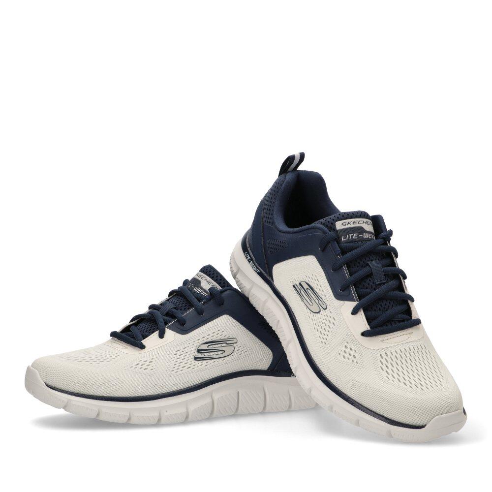 Deportivas Cómodas Hombre Suela Plana - Modelo 232698 Blanco 5/7