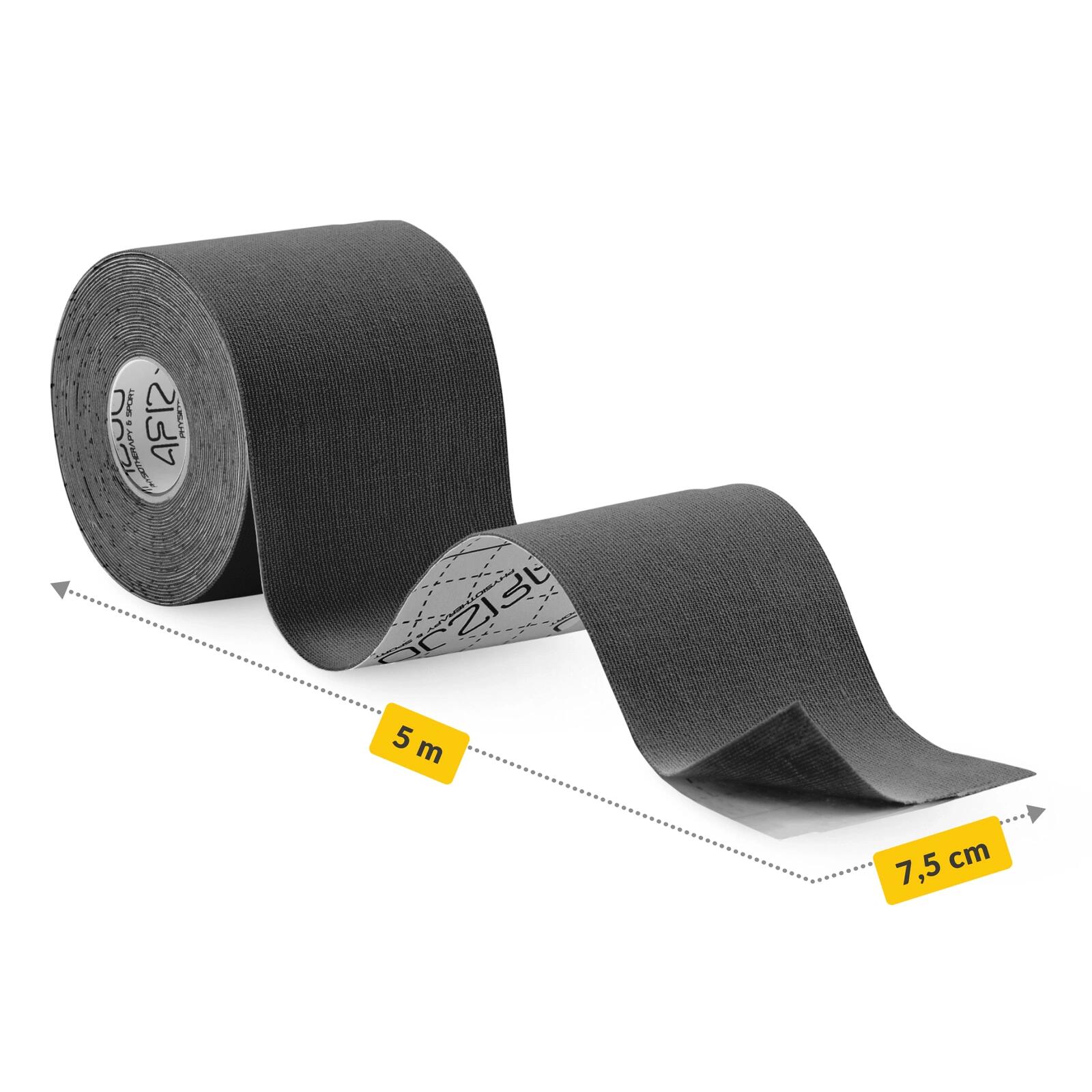 Tejpy do kinesiotapinu ciała i stabilizacji 4FIZJO 7,5 cm x 5 m 7/7