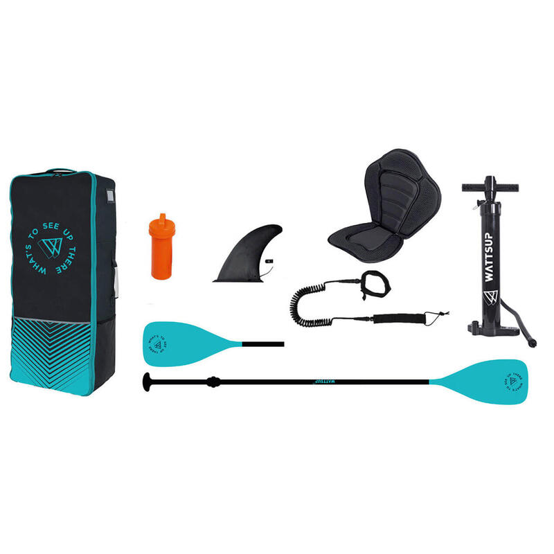 Deska SUP touringowa unisex WATTSUP F12 COMBO z pompką elektryczną i torbą