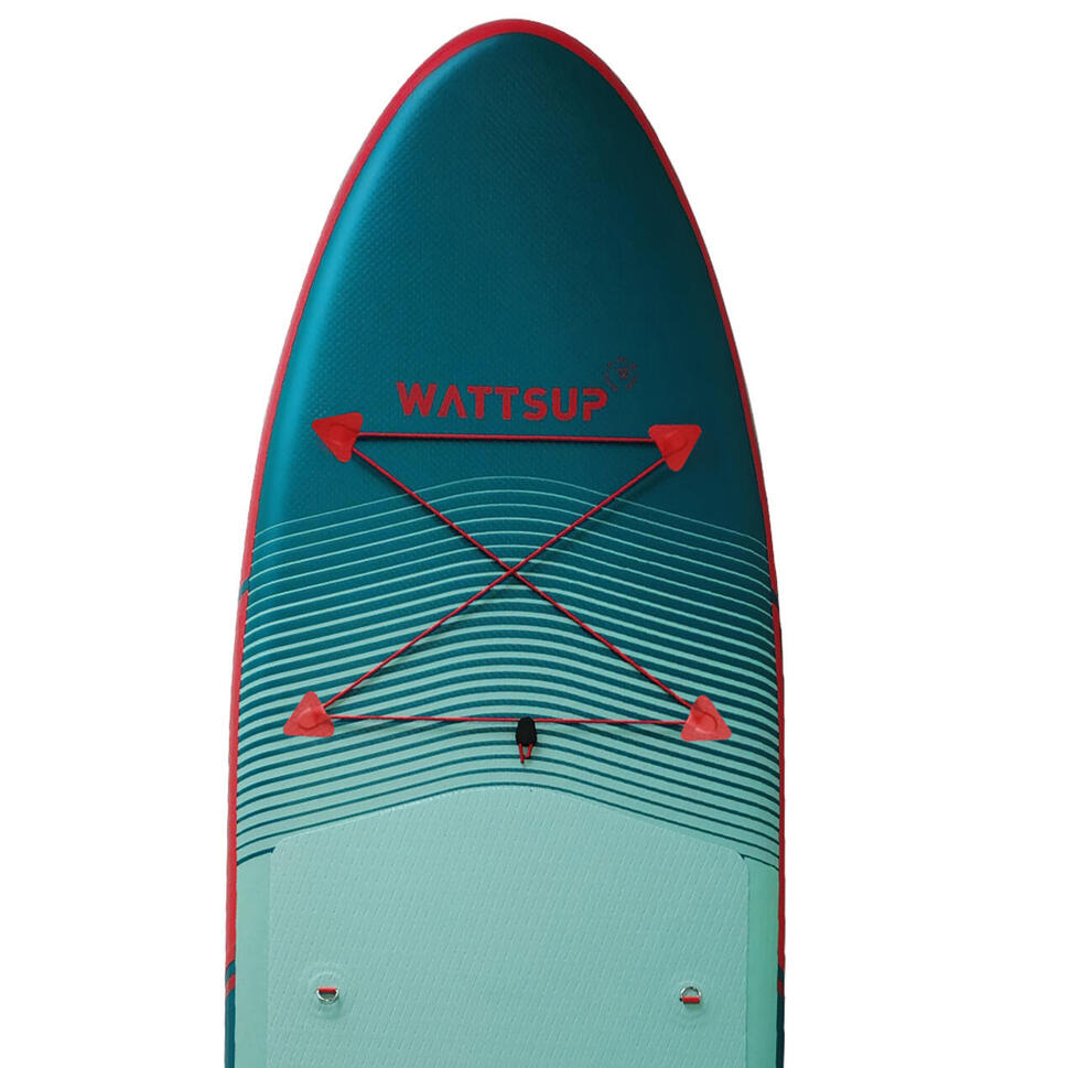 Deska SUP touringowa unisex WATTSUP F12 COMBO z pompką elektryczną i torbą