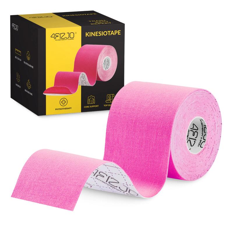Bandaje pentru kinesiotaping și stabilizare corporală 4FIZJO 7,5 cm x 5 m