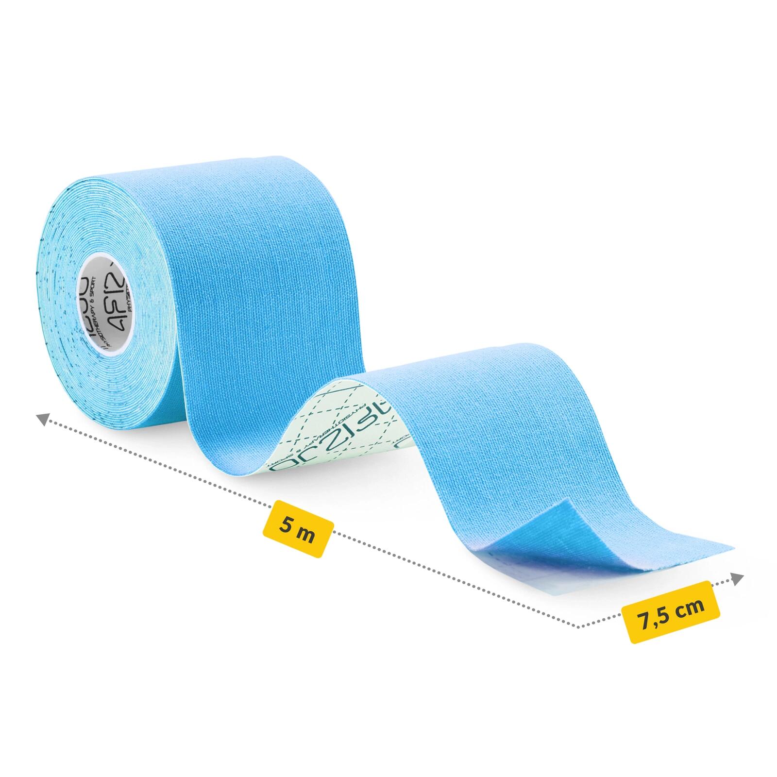 Tejpy do kinesiotapinu ciała i stabilizacji 4FIZJO 7,5 cm x 5 m 7/7