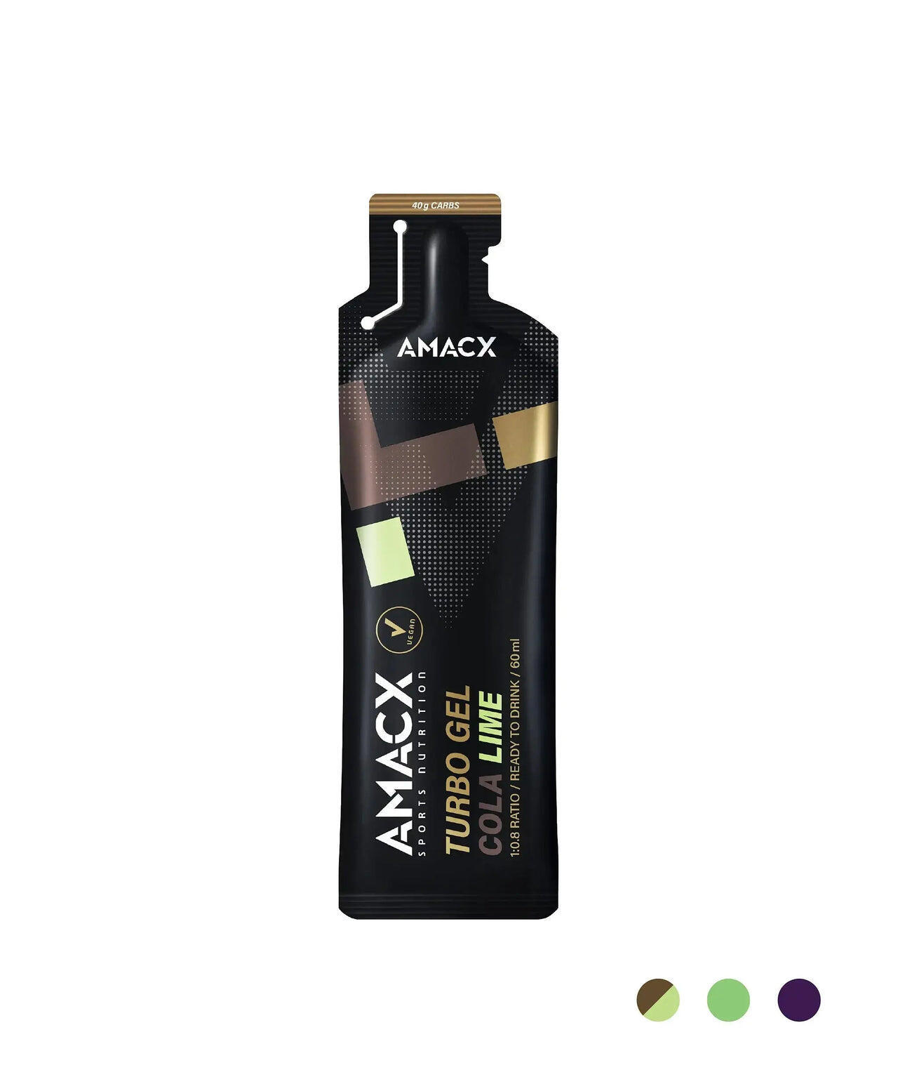 AMACX Turbo Gel Cassis Caffeine | 12 pack