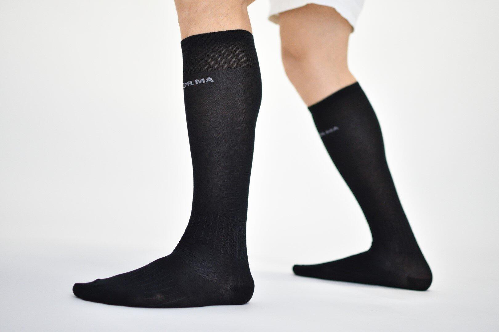 ULTRA DUNNE SKISOKKEN - ASPEN - ZIJDE – COMPRESSIE - FINE/LIGHT/WARM - ZWART 3/3