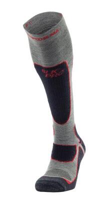 Slk-pro ski - merino/zijde - achilles & enkel support - medium compressie