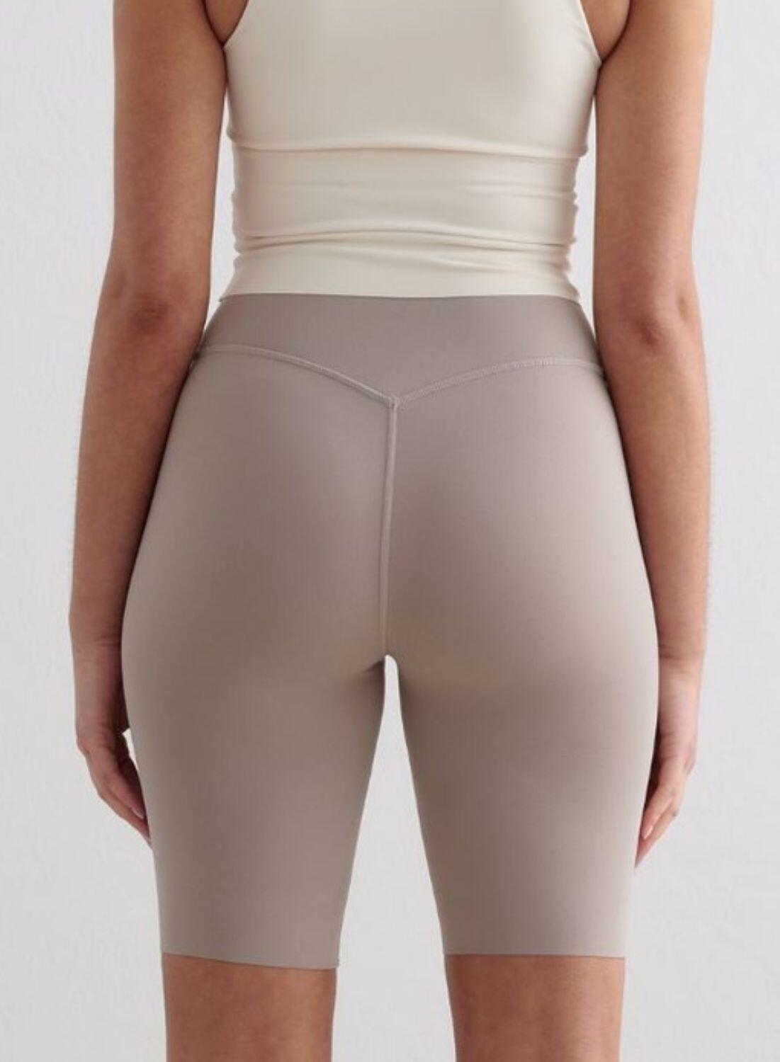 Pantalon Cortos De Yoga De Cintura Alta Para Mujer, Pantalon