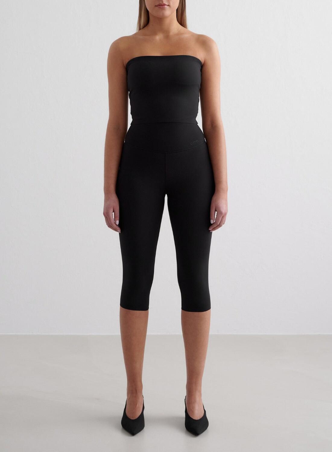 AIM'N Mujer Yoga Leggings Capri Transpirable Negro