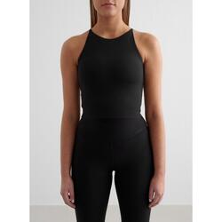 Femme Yoga Soutien-gorge de sport Dos Nu Bralette Noir