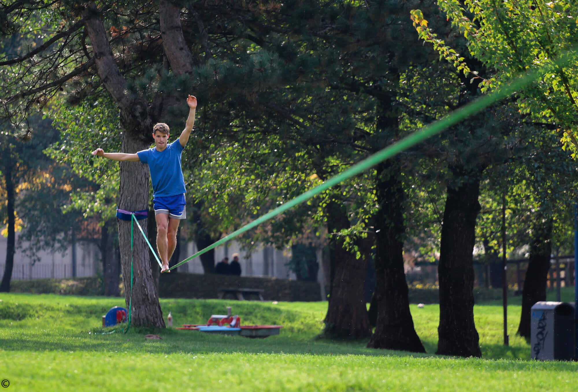 Longline slacklines kit primitive light 25 m 7/7