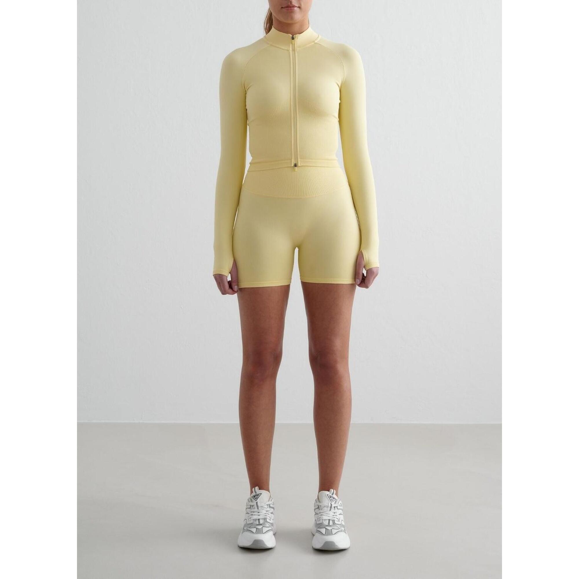 Aim'n - Femme Short Mini Sans Couture Jaune Clair - Shorty De Running - Jaune - 48 Xl - Decathlon