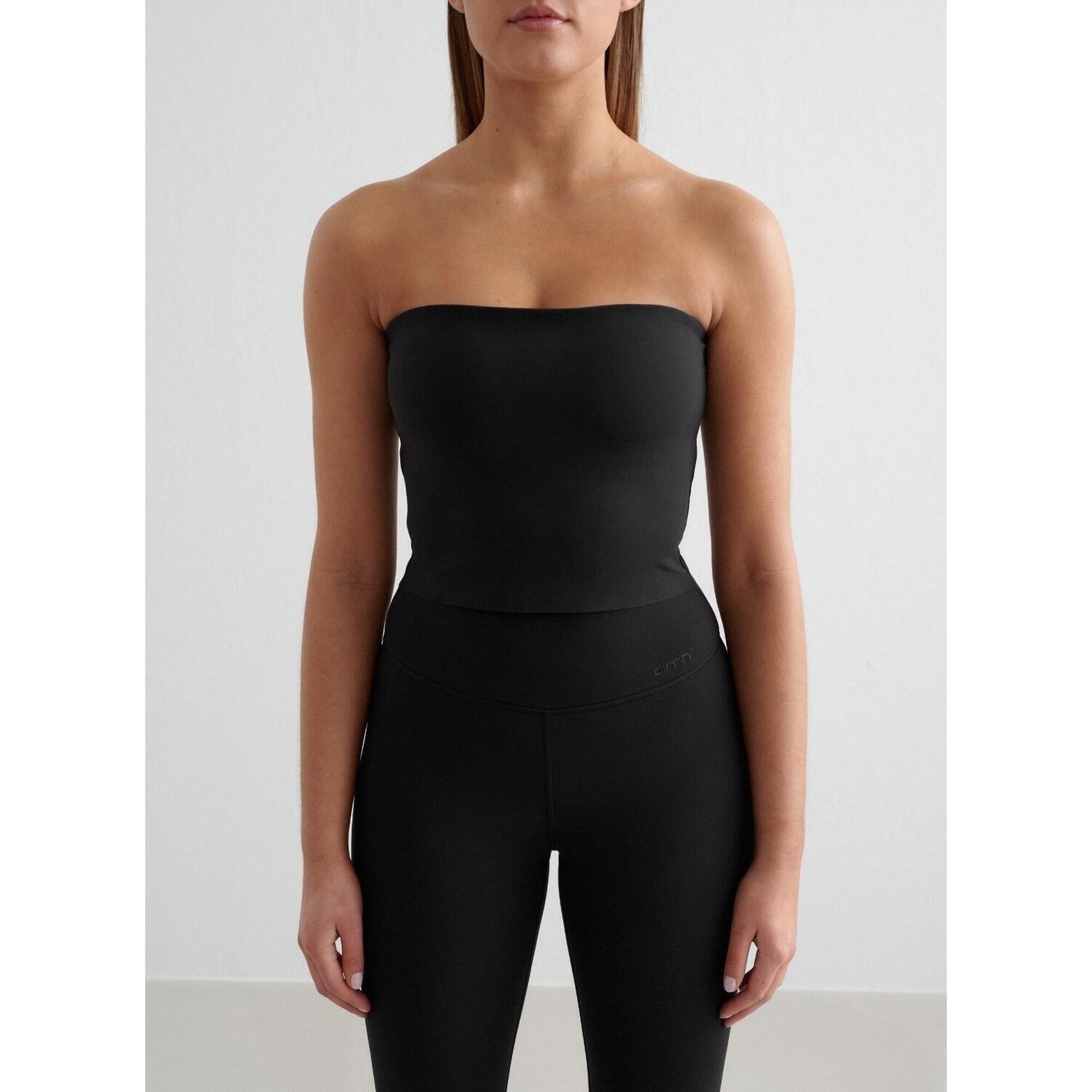 Aim'n - Femme Bralette Sans Bretelle Noir - Bandeau Poitrine - Noir - 38 S - Decathlon