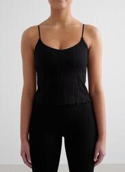 Femme Débardeur à Bretelles Texturé Évacuant l'humidité Turquoise Pâle