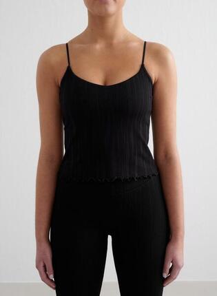 Femme Débardeur à Bretelles Texturé Évacuant l'humidité Turquoise Pâle