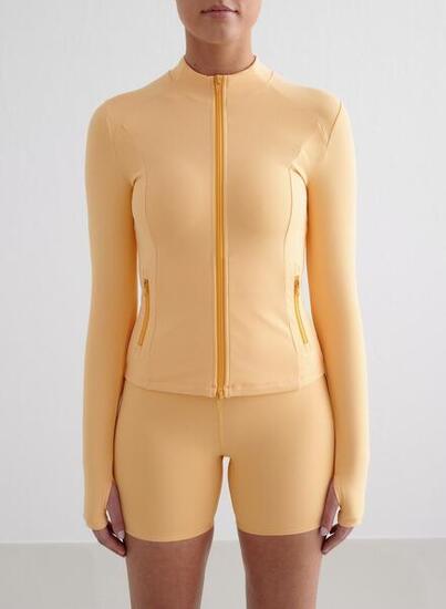 Damen Laufjacke mit Reißverschluss Lila