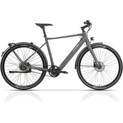 28" HOMME VÉLO DE VILLE ÉLECTRIQUE STREET, BAFANG 350WH, ceinture en carbone