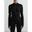Femme Veste de Course Zippée Sans Couture Respirante Noir