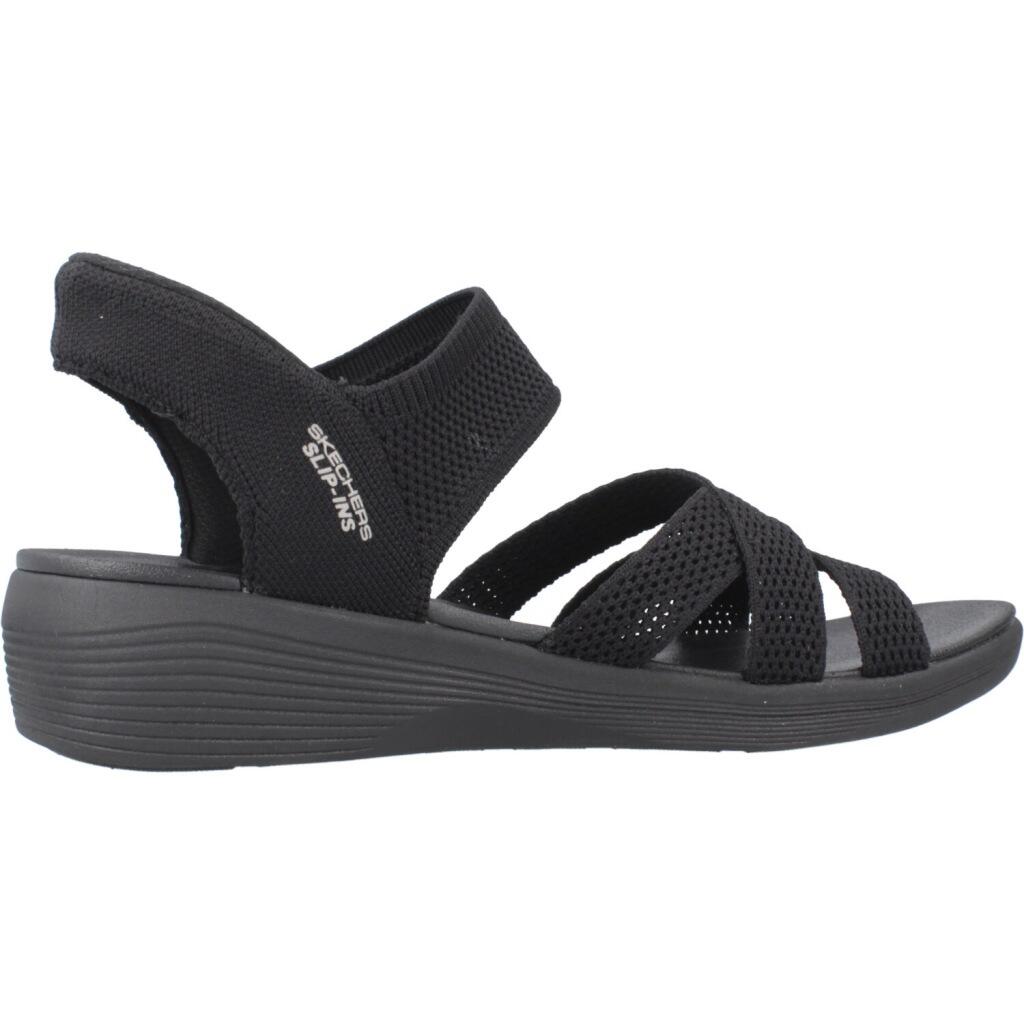 Chinelos Skechers Arya - Cooling Off, Preto, Mulheres 4/5